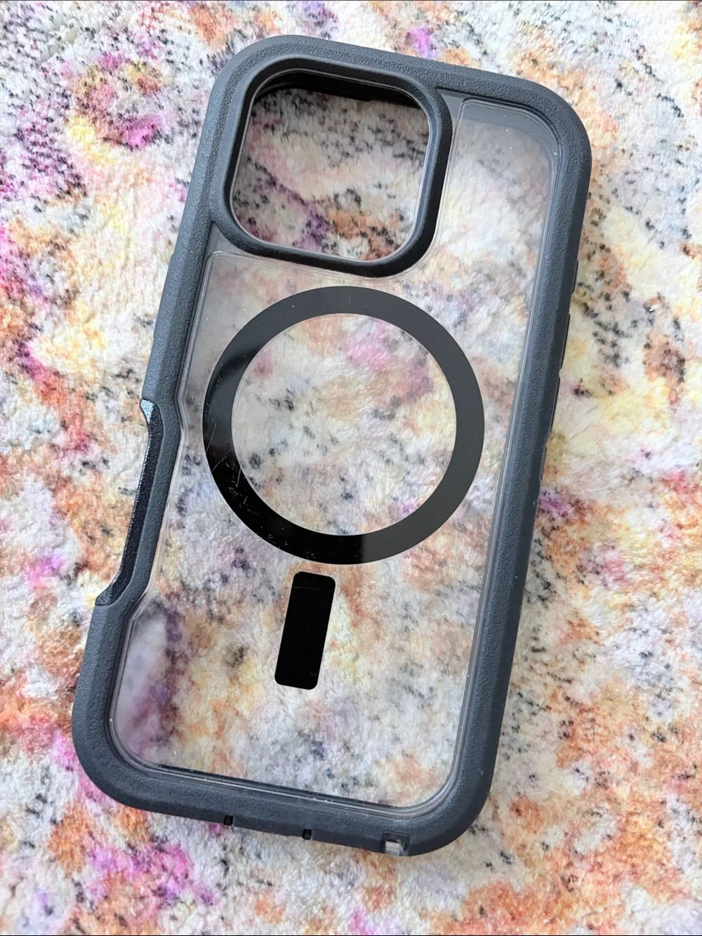 Otterbox Apple iPhone 16Pro Clear Protective Phone Case with Black Bumper